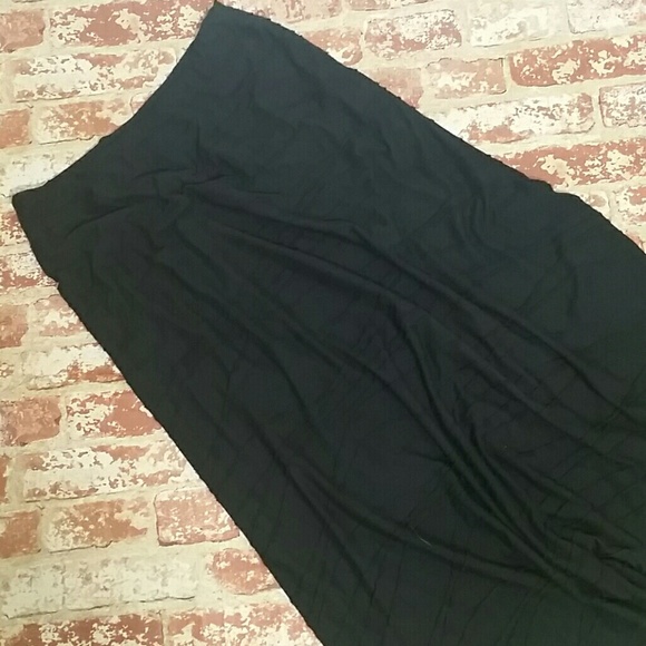 Skirt Black Multiples stretchy monochrome maxi - Picture 3 of 7